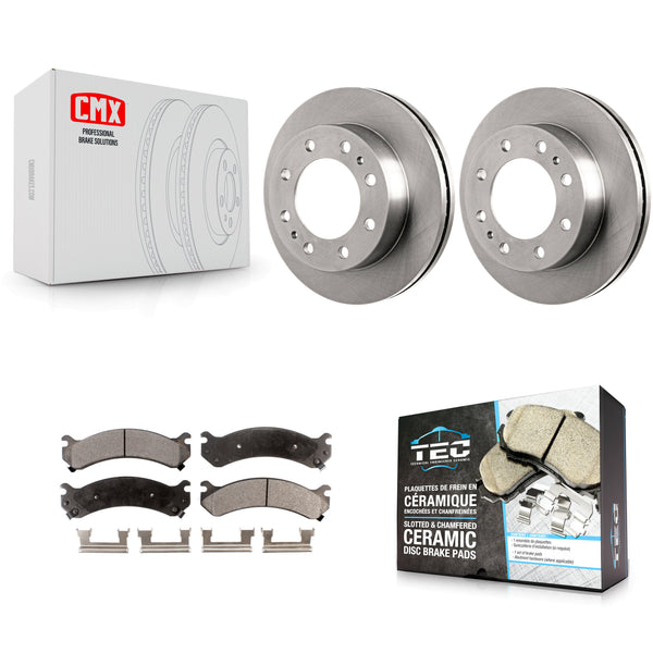 Kit Complet Disques Et Plaquettes De Frein ABS Avant + Arrière Pour Chevrolet Captiva - Neuf