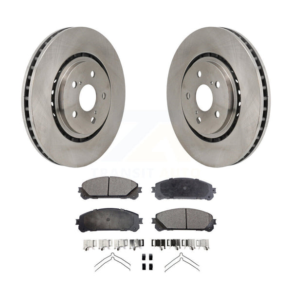 Front Brake Rotor Ceramic Pad Kit For Toyota Sienna RAV4