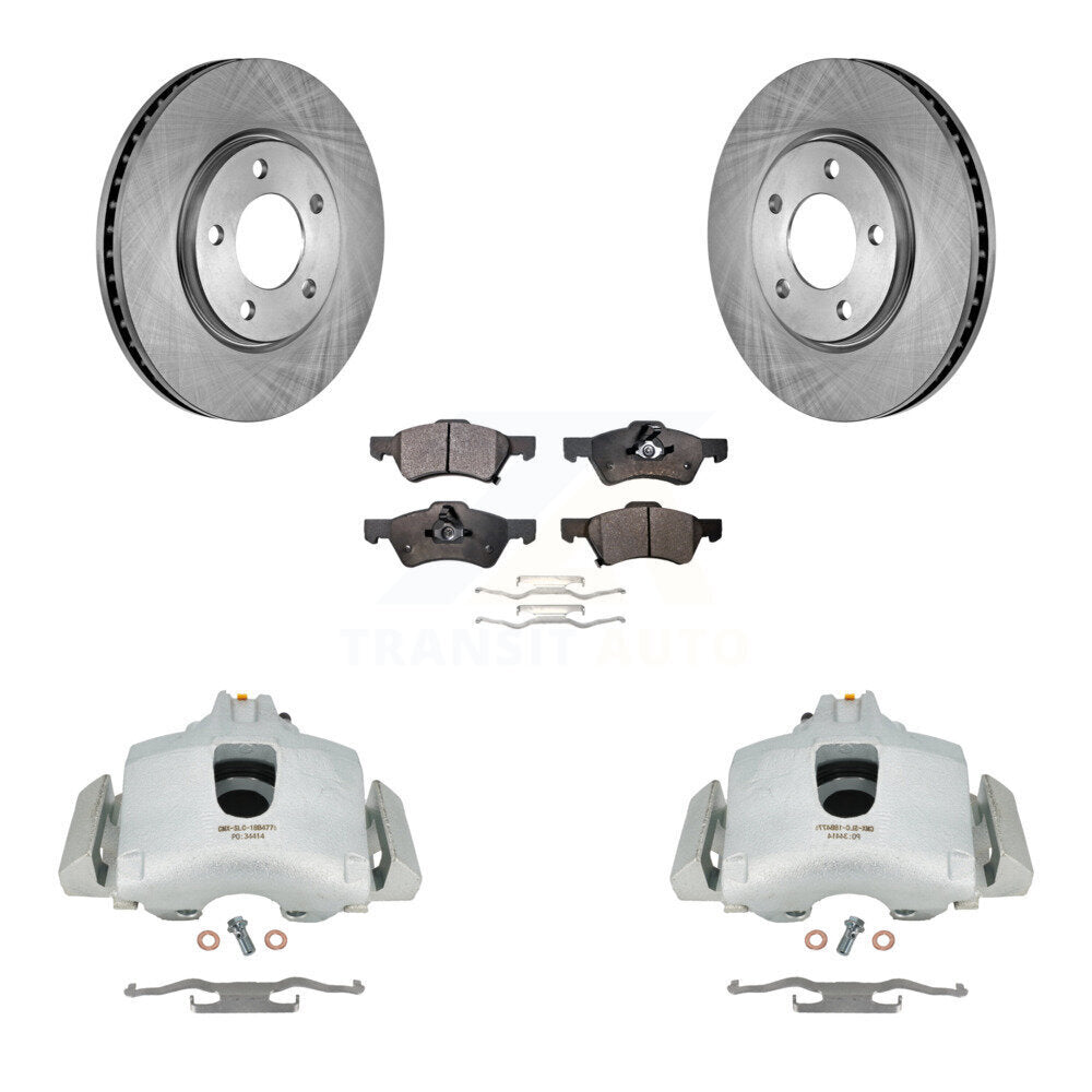 Detroit Axle Front Disc Brake Calipers W/ Brackets Pair - For Town & Country, Grand Caravan, Routan