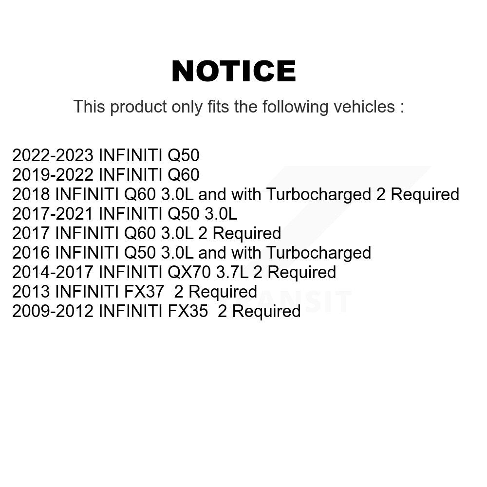 Excel Engine & Cabin Air Filter Combo – 2016-2023 Infiniti Q50 3.0L Turbo, Direct Fit