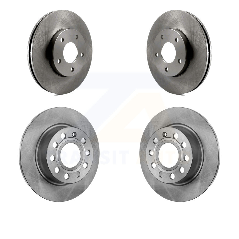 thumbnail image 2 of Detroit Axle 4-Piece Brake Rotors Kit For 1995-1999 Nissan Maxima & Infiniti I30 - Front & Rear 2 of 6
