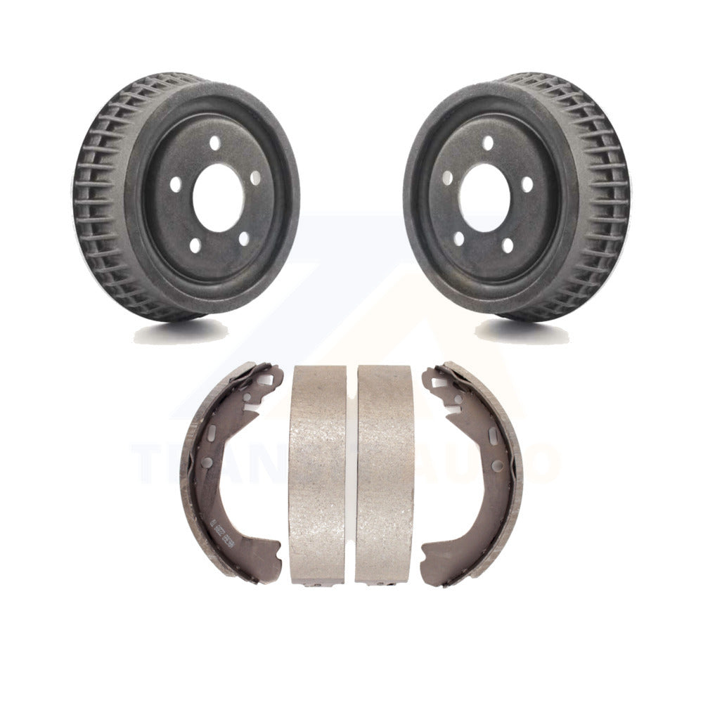 Rear Coated Brake Drums Pair For Chevrolet Cruze Limited