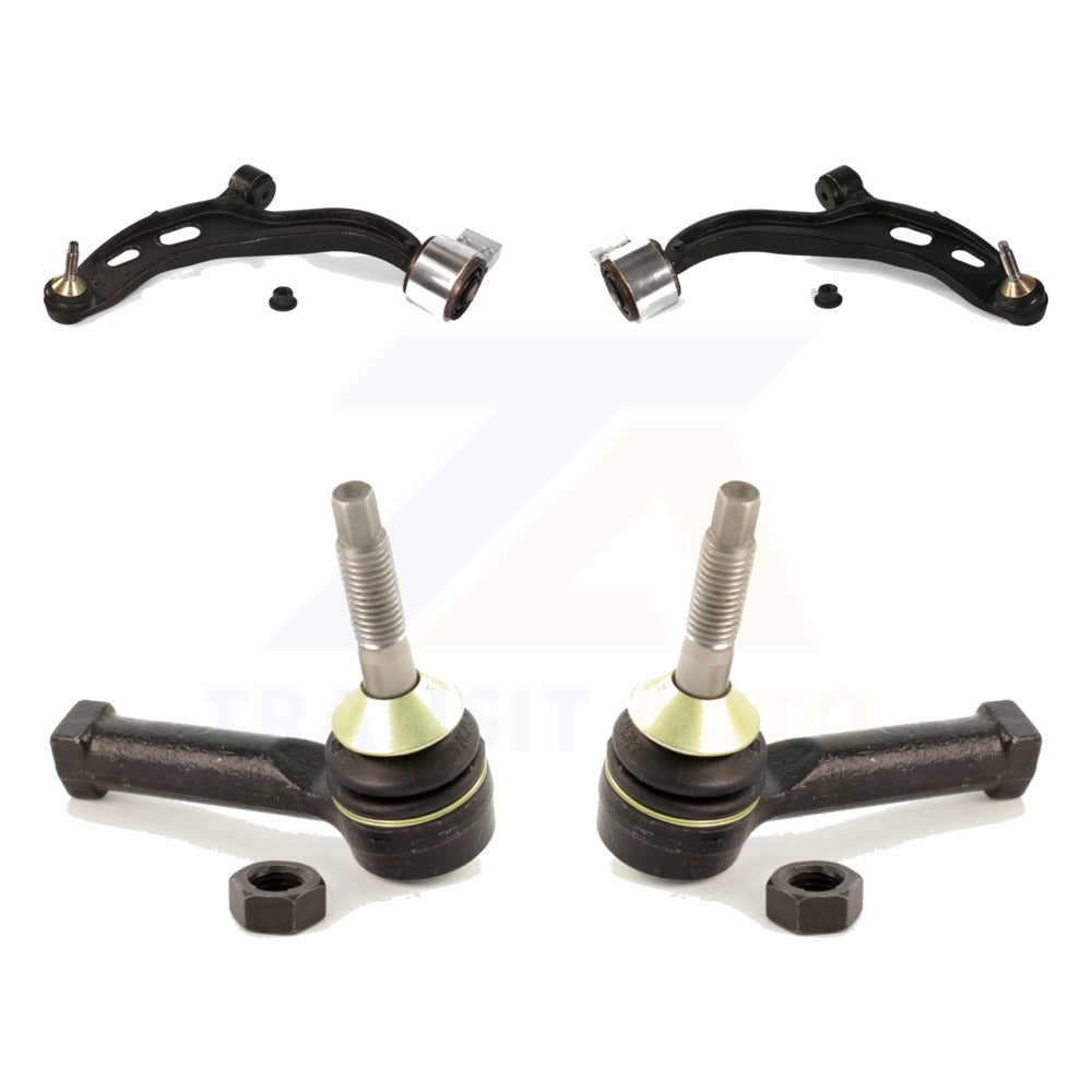 6PCS Front Lower Control Arm Tie Rods Kit For Ford Flex Taurus Lincoln MKS MKT