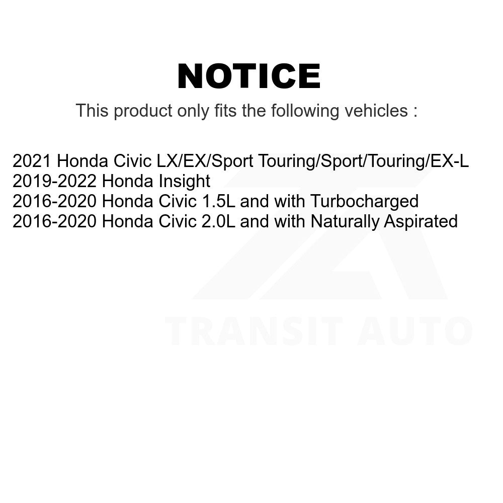 A-Premium Wheel Hub And Bearing Assembly Compatible With Honda Civic 2016 2020 Insight 2019 2020 Rear Left Or Right
