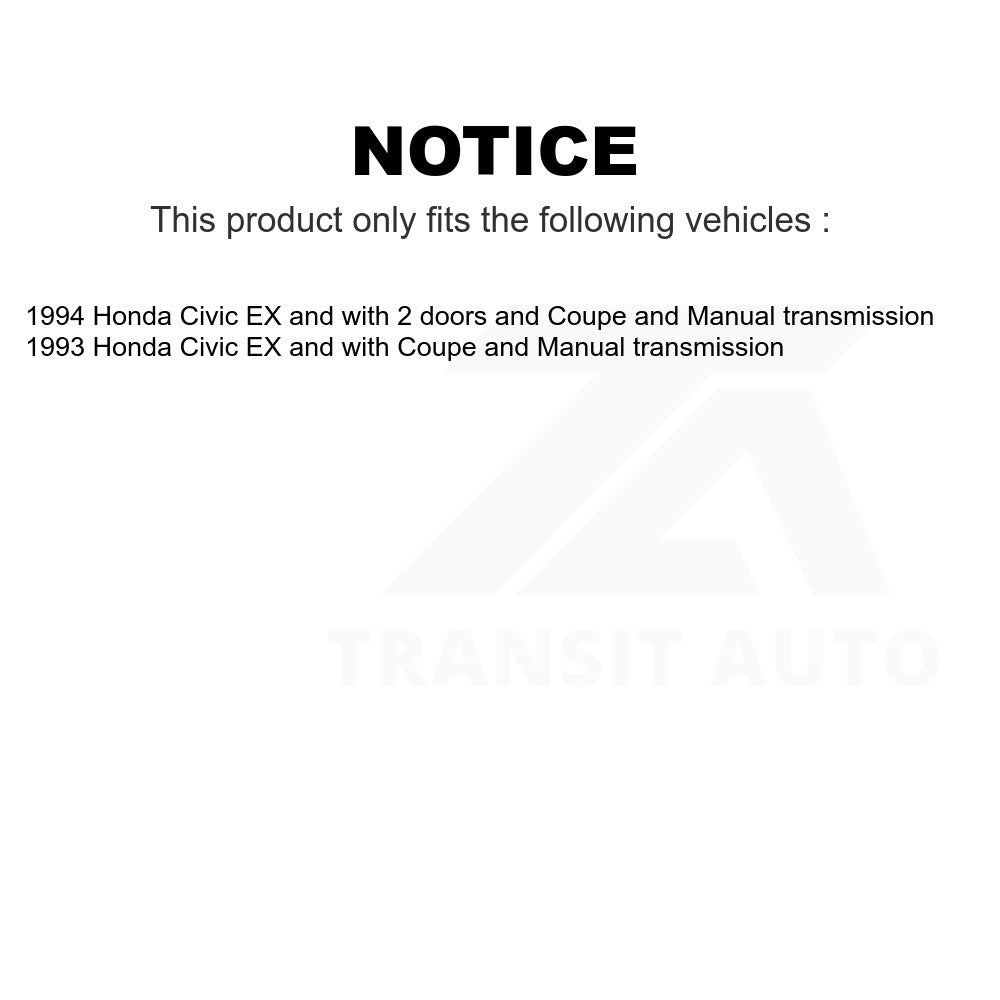Transit Auto Rear Brake Drum Shoes & Spring Kit For Honda Accord – K8N-100310, Lifetime Warranty - View #2