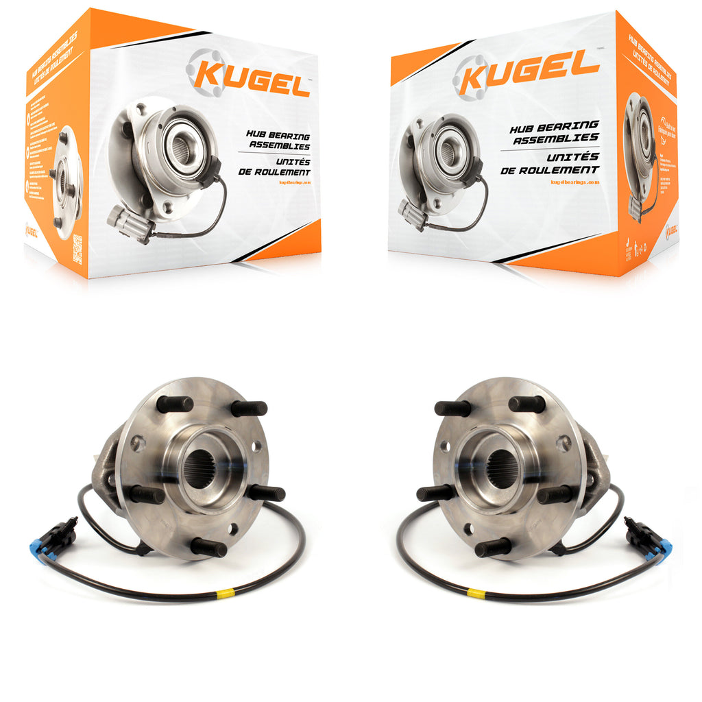 Front Wheel Bearing Hub Assembly Pair For Chevrolet S10 Blazer GMC Sonoma Jimmy