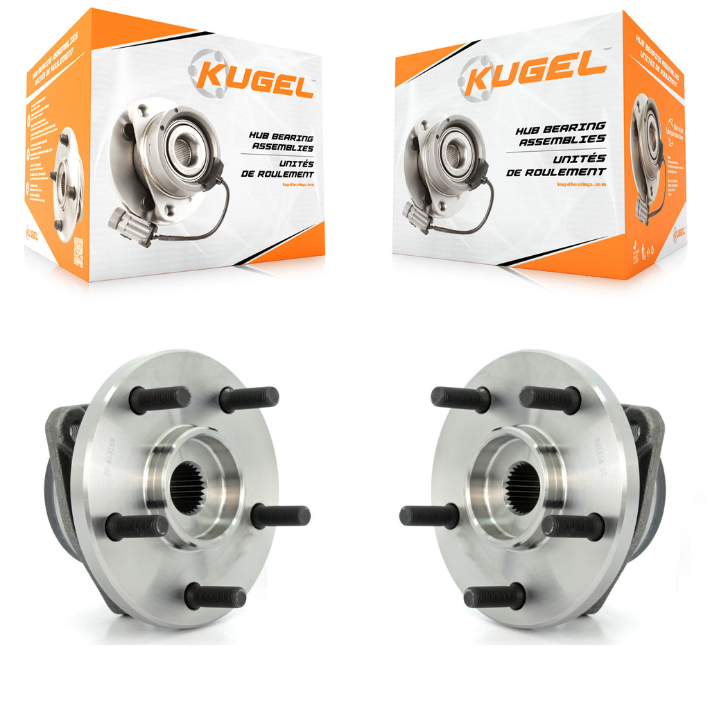 Front Wheel Bearing And Hub Assembly Pair For 1999-2004 Jeep Grand Cherokee
