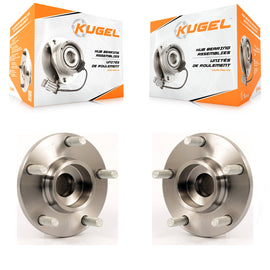 Front Wheel Bearing And Hub Assembly Pair For Mazda 3