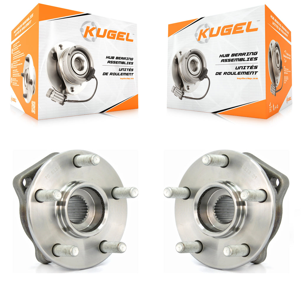 Front Wheel Bearing Hub Assembly Pair For Subaru Outback Forester Impreza Legacy