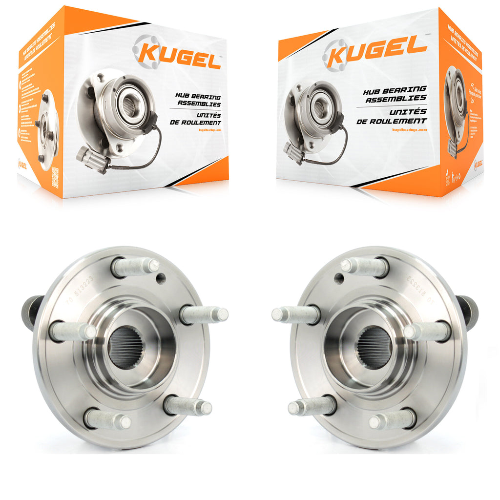 Front Wheel Bearing & Hub Assembly Pair For Ford Five Hundred Freestyle Taurus X