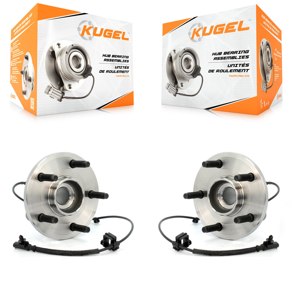 Front Wheel Bearing And Hub Assembly Pair For Dakota Dodge Mitsubishi Raider Ram