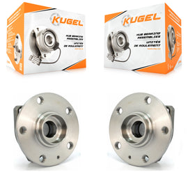 Front Wheel Bearing Hub Assembly Pair For Volkswagen Golf Eos Rabbit SportWagen