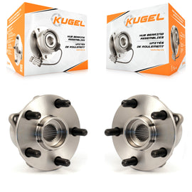 Front Wheel Bearing And Hub Assembly Pair For 2004-2009 Toyota Prius