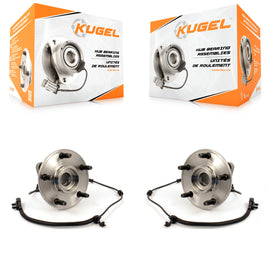 Front Wheel Bearing And Hub Assembly Pair For 2007-2010 Jeep Wrangler