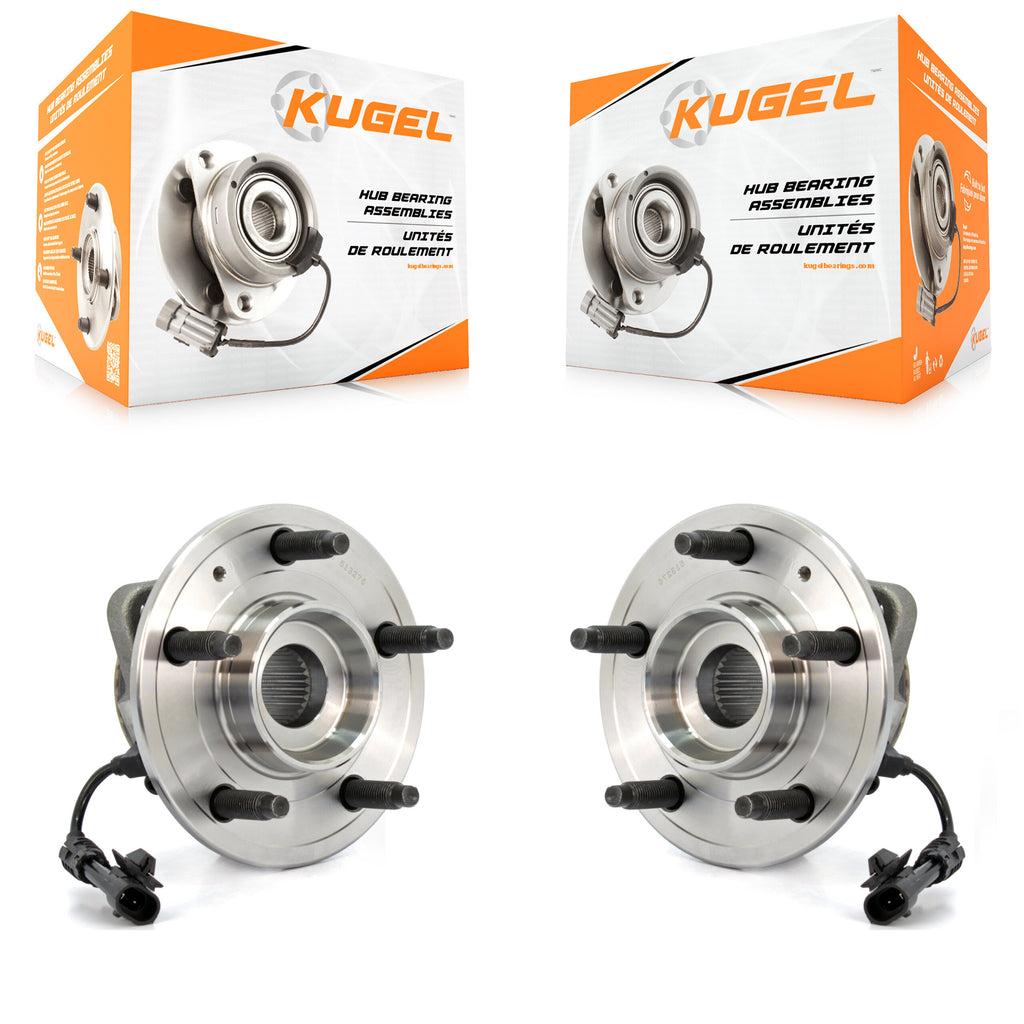 Front Wheel Bearing & Hub Assembly Pair For Chevrolet Equinox Saturn Vue Captiva
