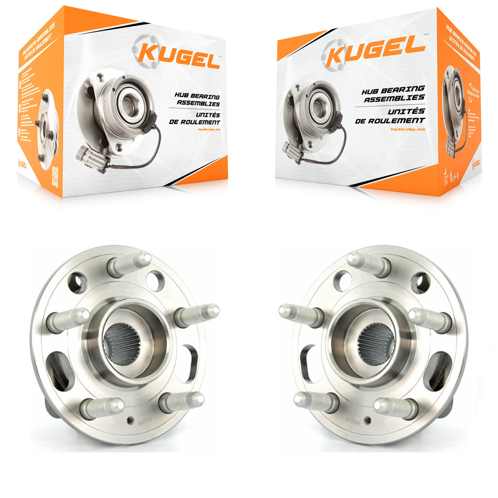 Front Wheel Bearing & Hub Assembly Pair For Chevrolet Equinox GMC Terrain Malibu