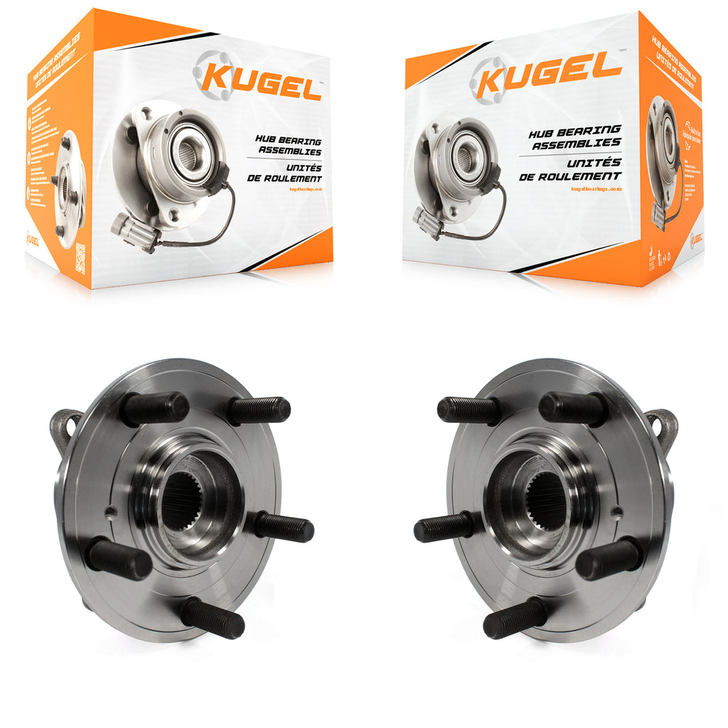 Front Wheel Bearing And Hub Assembly Pair For 2011-2017 Honda Odyssey