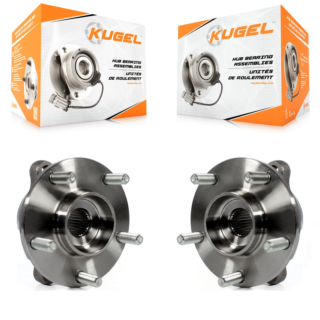 Front Wheel Bearing & Hub Assembly Pair For INFINITI Q50 G37 QX50 EX35 FX35 G35