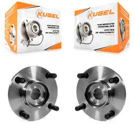 Front Wheel Bearing And Hub Assembly Pair For Nissan Versa