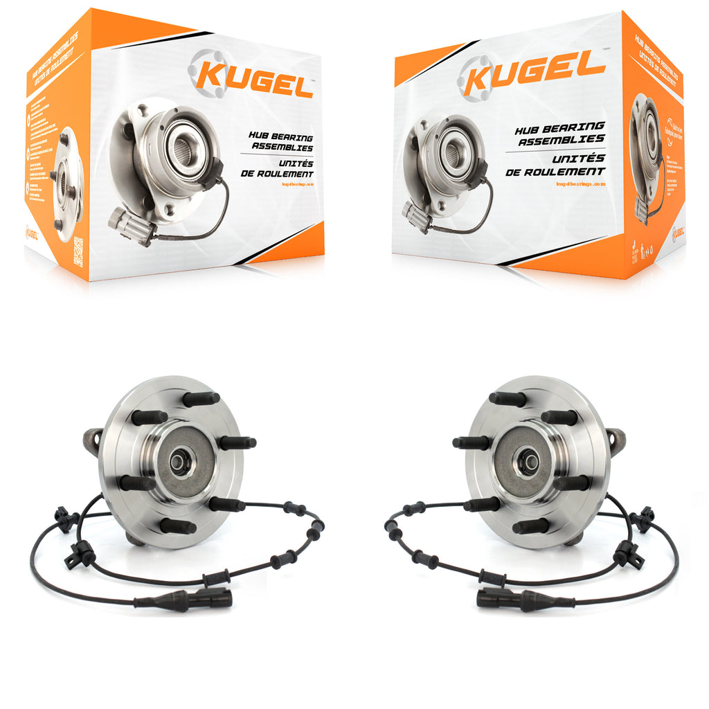 Front Wheel Bearing And Hub Assembly Pair For Ford Expedition Lincoln Navigator