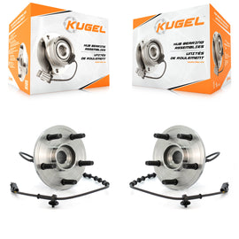 Front Wheel Bearing & Hub Assembly Pair For 2002-2005 Dodge Ram 1500 4-Wheel ABS