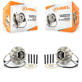 Front Wheel Bearing And Hub Assembly Pair For Ford F-250 Super Duty F-350 4WD