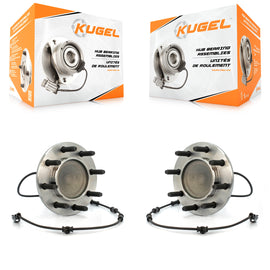 Front Wheel Bearing And Hub Assembly Pair For 2003-2005 Dodge Ram 2500 3500 RWD