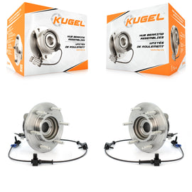 Front Wheel Bearing And Hub Assembly Pair For 2006-2008 Hummer H3