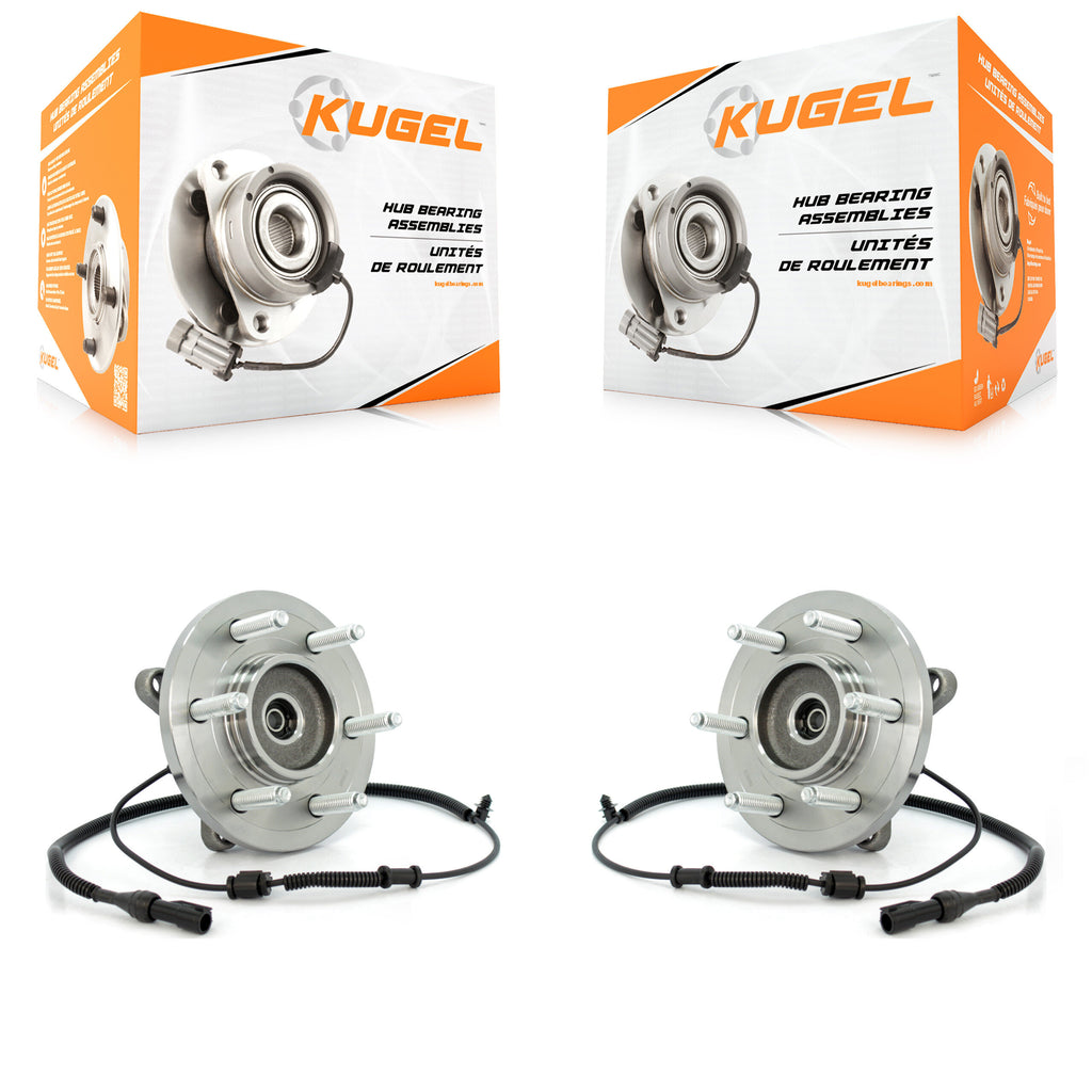 Front Wheel Bearing And Hub Assembly Pair For Ford Expedition Lincoln Navigator