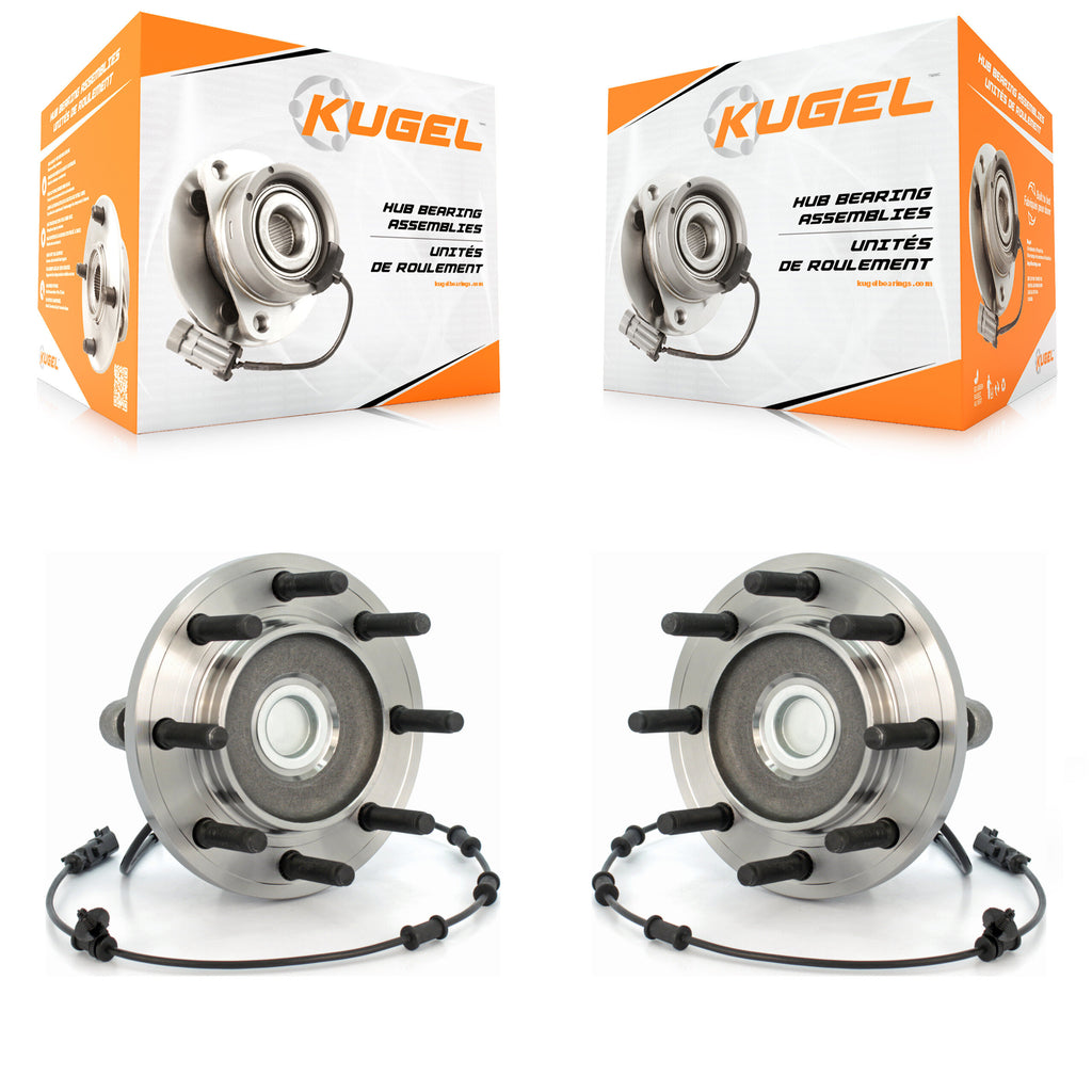 Front Wheel Bearing And Hub Assembly Pair For Dodge Ram 2500 3500 RWD