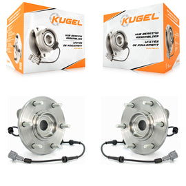 Front Wheel Bearing And Hub Assembly Pair For Nissan Titan Armada Infiniti QX56