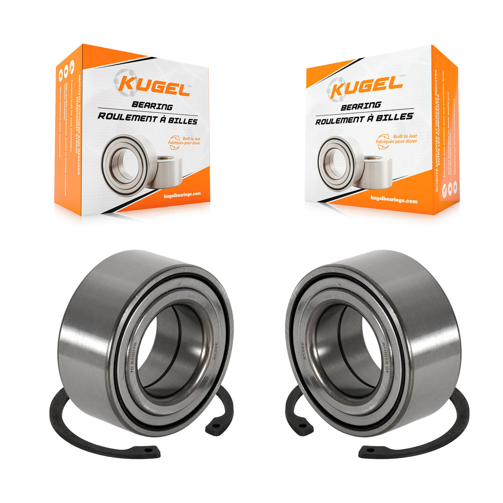 Front Wheel Bearing Pair For Hyundai Tiburon Sonata Kia Optima XG350 XG300