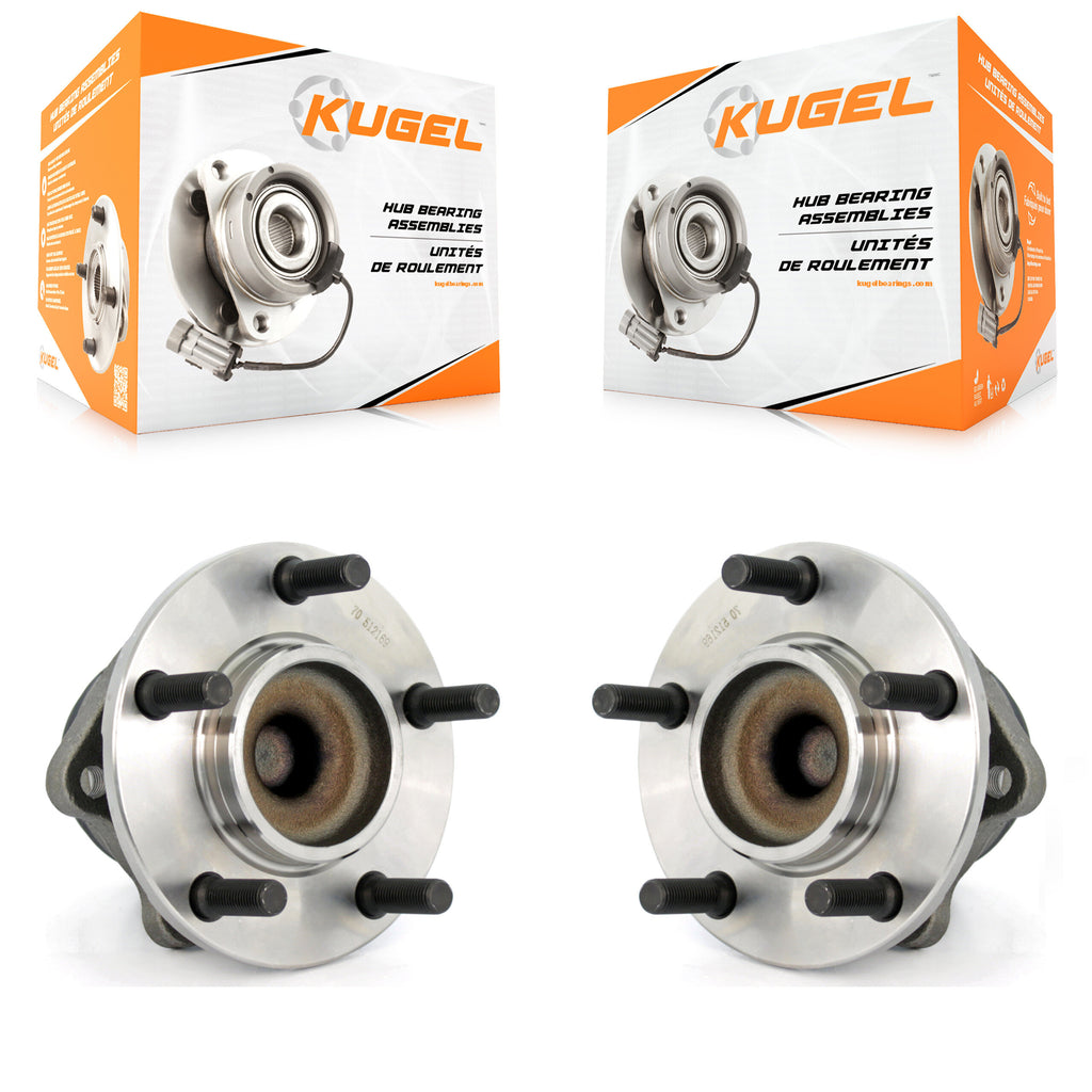 Rear Wheel Bearing And Hub Assembly Pair For Dodge Chrysler Grand Caravan Town &
