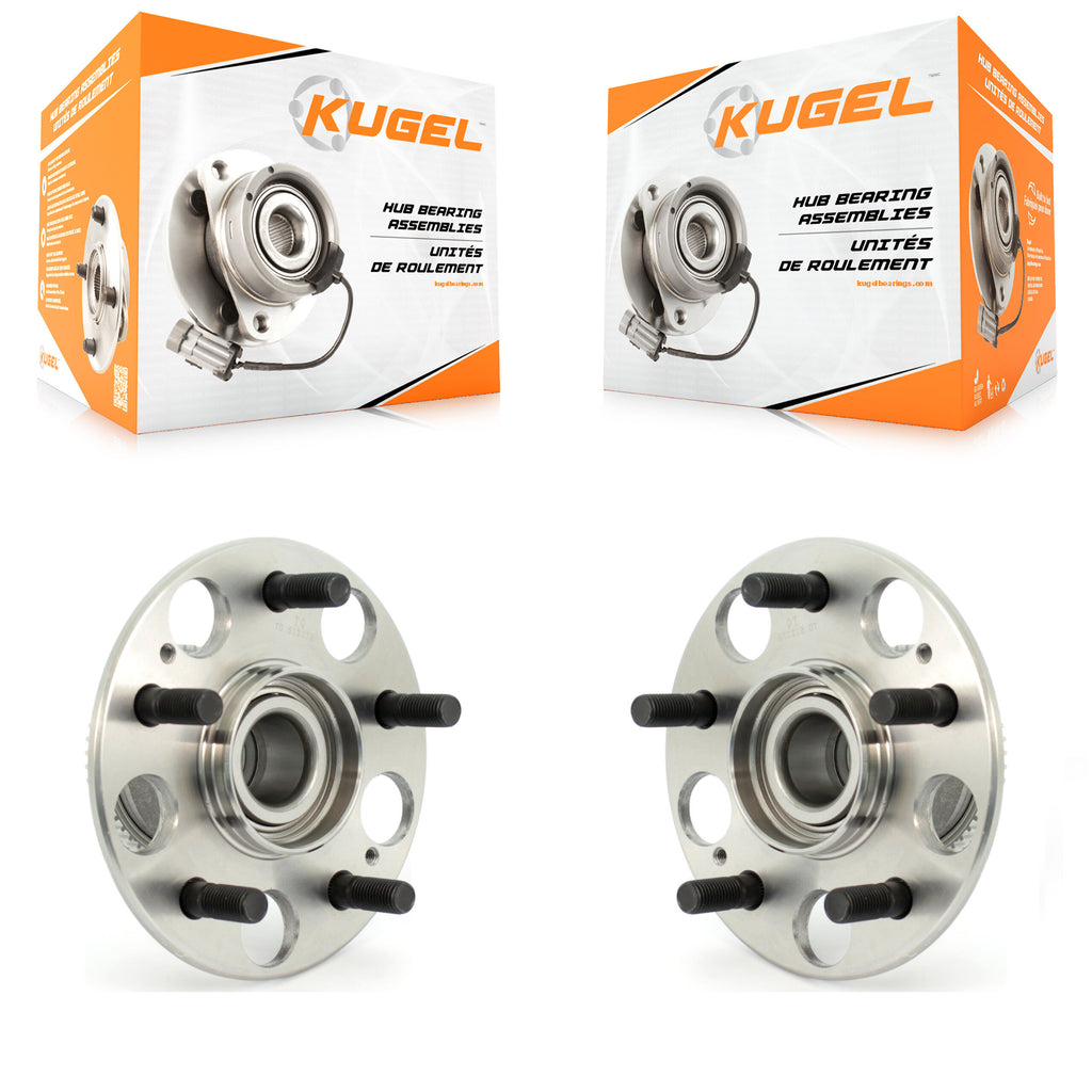 Rear Wheel Bearing And Hub Assembly Pair For Honda Accord Acura TL