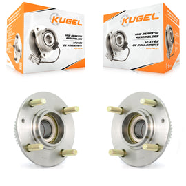 Rear Wheel Bearing & Hub Assembly Pair For Hyundai Elantra Kia Spectra Spectra5