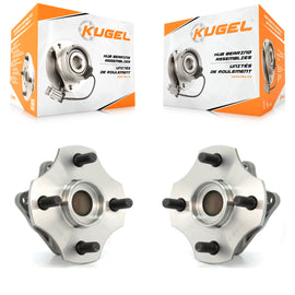 Rear Wheel Bearing And Hub Assembly Pair For 2000-2005 Toyota Echo Non-ABS