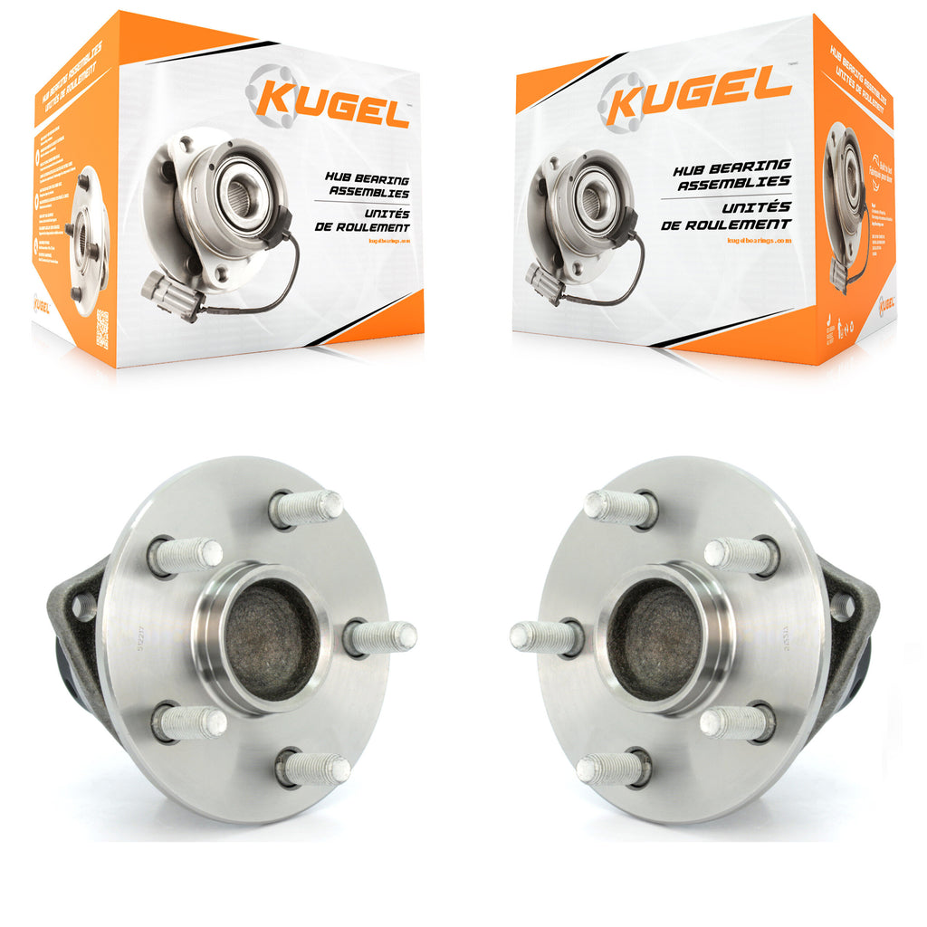 Rear Wheel Bearing And Hub Assembly Pair For Toyota Corolla Prius Matrix Pontiac