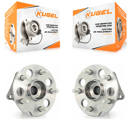 Rear Wheel Bearing And Hub Assembly Pair For 2004-2010 Toyota Sienna AWD