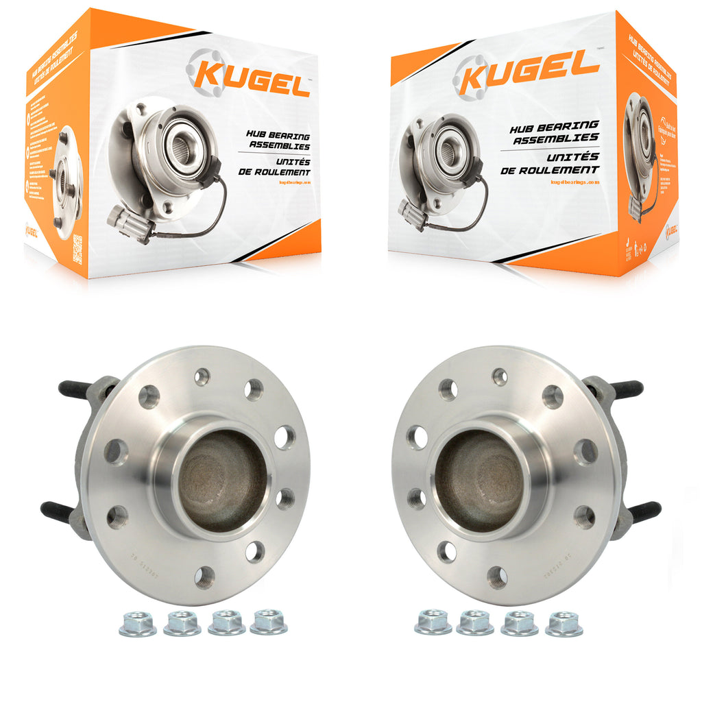 Rear Wheel Bearing And Hub Assembly Pair For Saab 9-3 9-3X