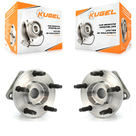 Rear Wheel Bearing And Hub Assembly Pair For 2007-2010 Ford Edge Lincoln MKX AWD