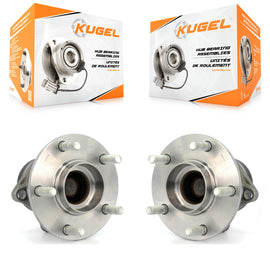 Rear Wheel Bearing And Hub Assembly Pair For 2007-2012 Mazda CX-7 FWD