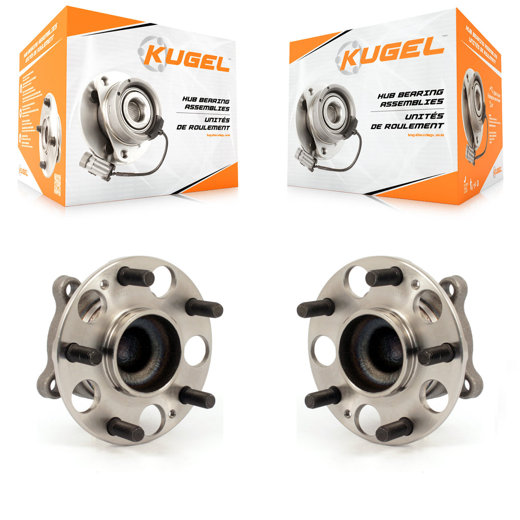 Rear Wheel Bearing And Hub Assembly Pair For Honda Accord Acura TSX