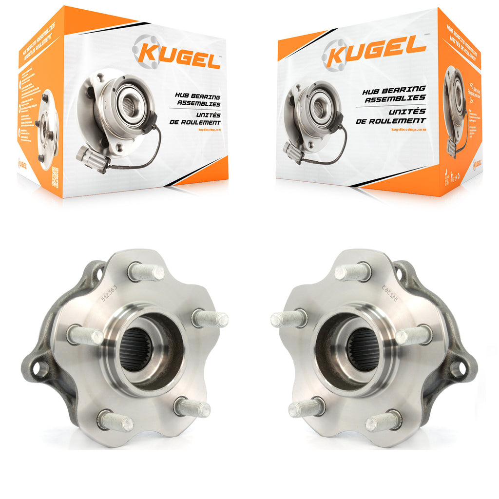 Rear Wheel Bearing And Hub Assembly Pair For 2003-2007 Nissan Murano AWD