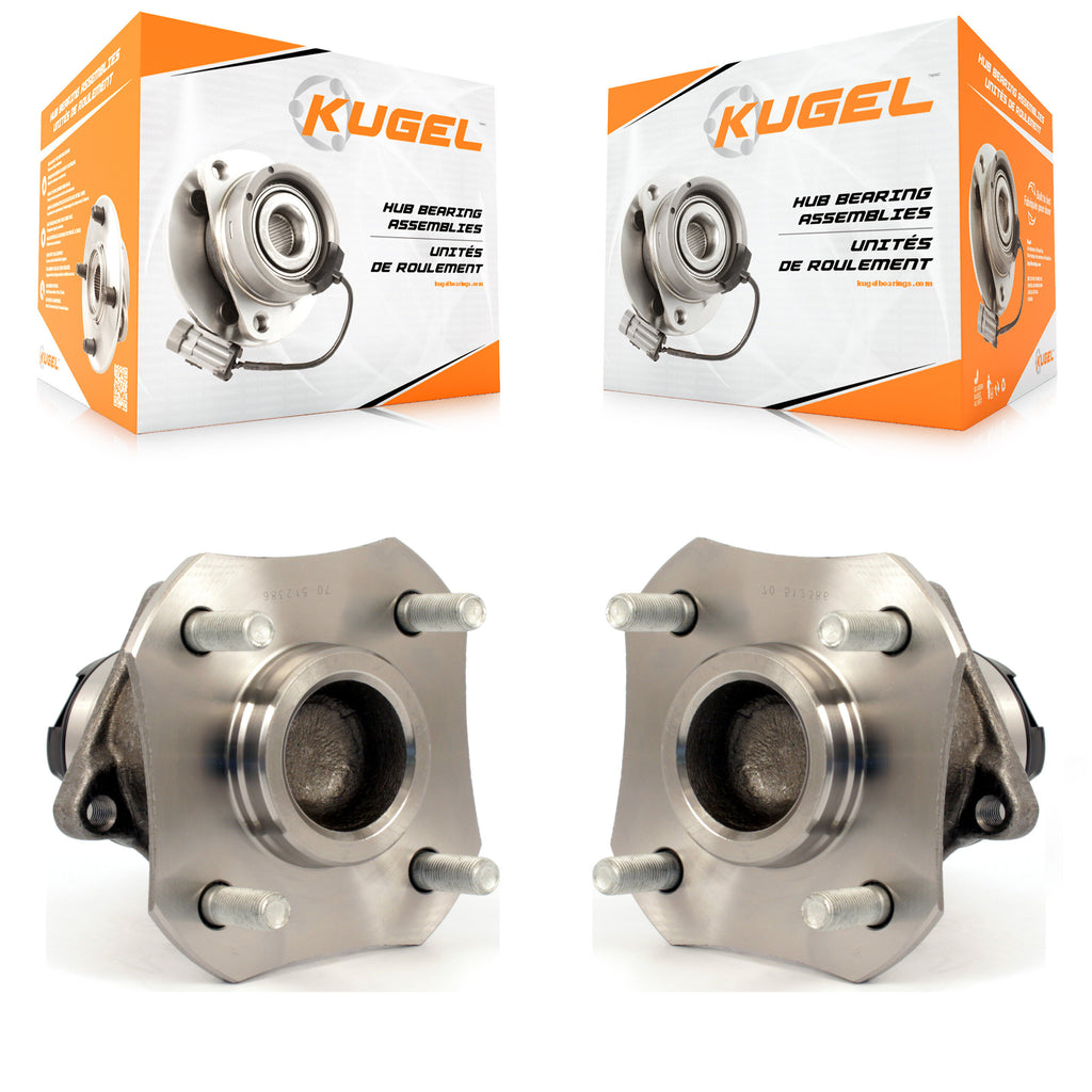 Rear Wheel Bearing And Hub Assembly Pair For Nissan Versa