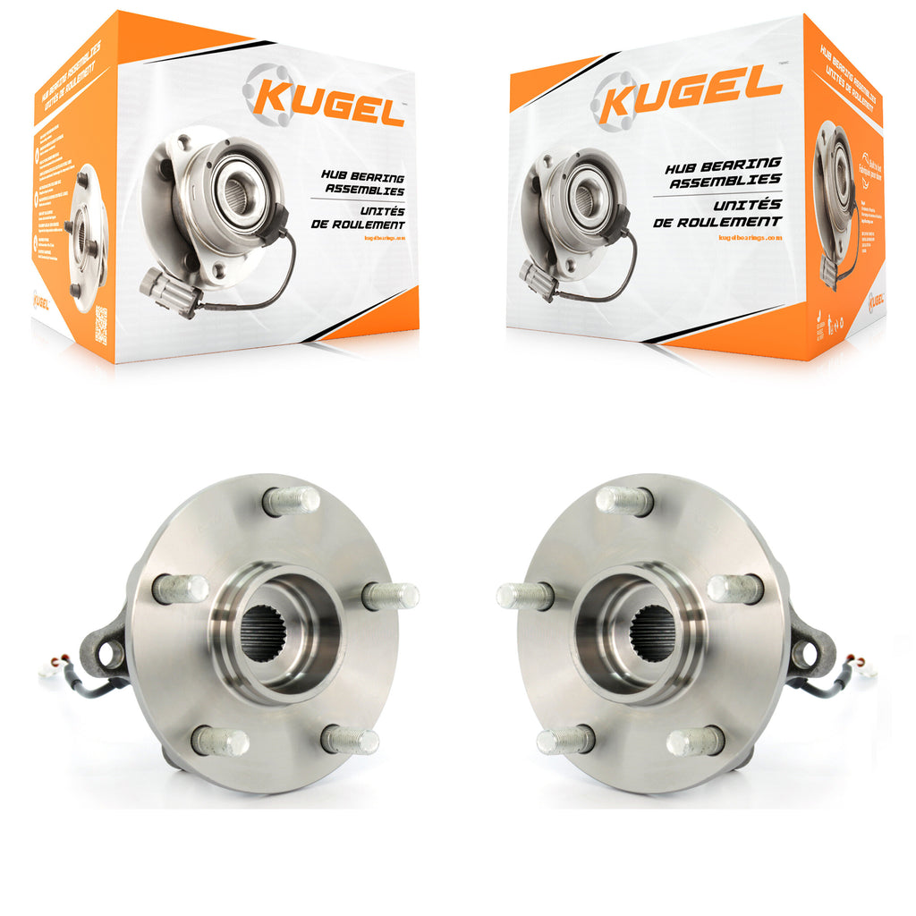 Rear Wheel Bearing And Hub Assembly Pair For 2007-2013 Suzuki SX4 AWD