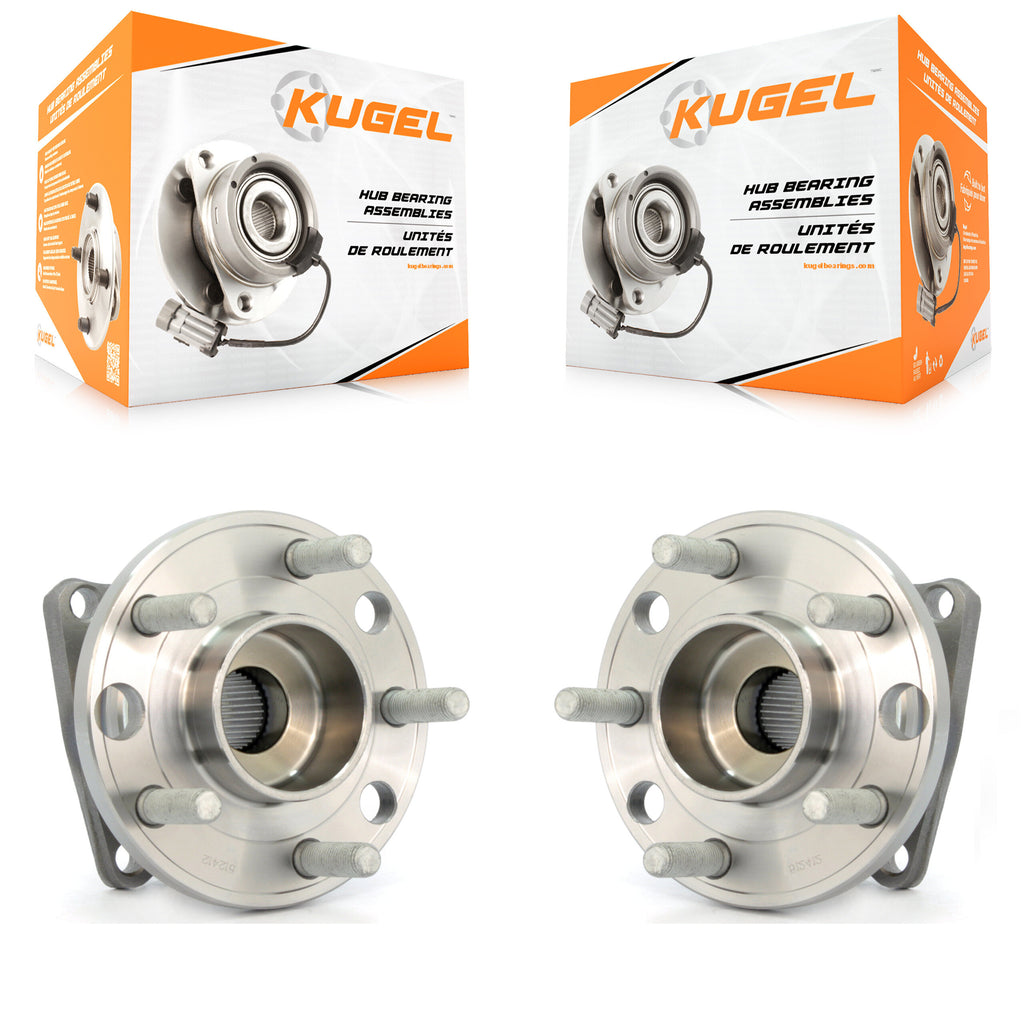 Rear Wheel Bearing And Hub Assembly Pair For 2005-2010 Volvo S40 V50 AWD