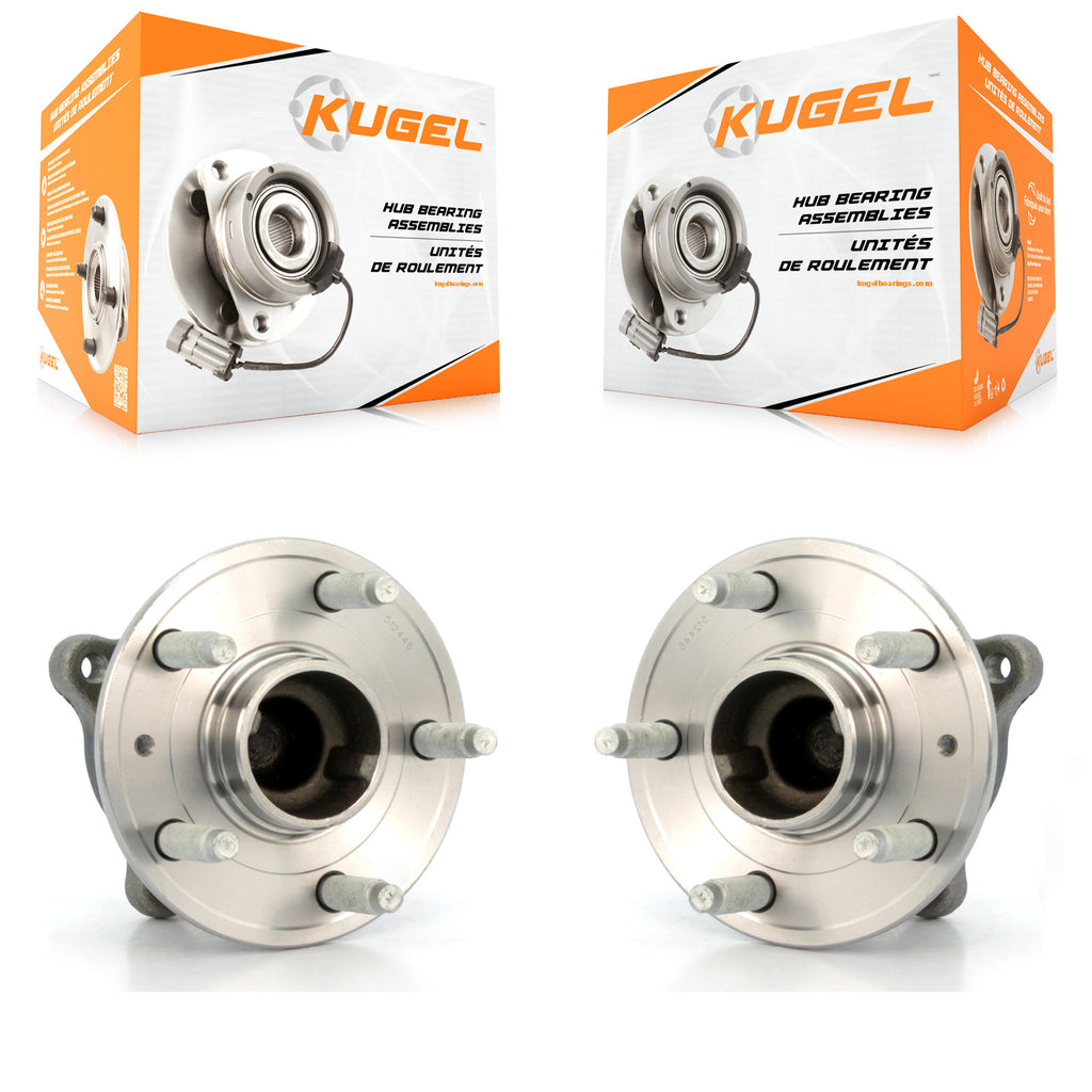 Rear Wheel Bearing And Hub Assembly Pair For 2011-2012 Chevrolet Cruze