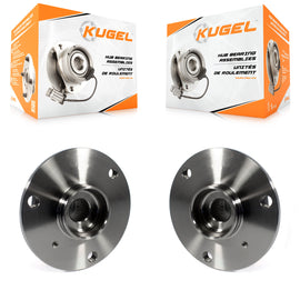 Rear Wheel Bearing And Hub Assembly Pair For 2008-2015 Smart Fortwo