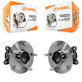 Rear Wheel Bearing And Hub Assembly Pair For 2008-2013 Suzuki SX4 FWD
