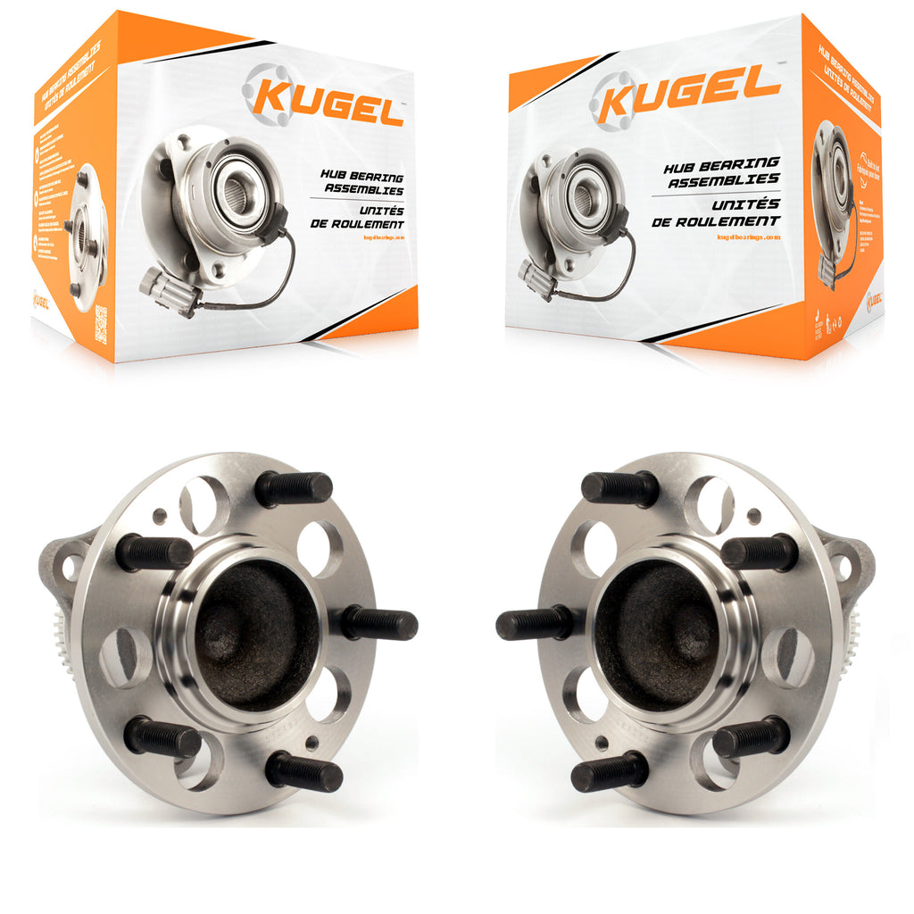 Rear Wheel Bearing & Hub Assembly Pair For Hyundai Elantra Kia Forte Veloster GT